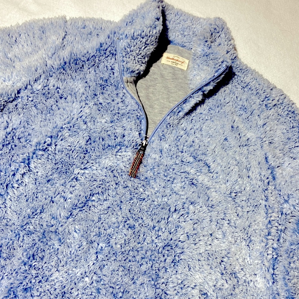 Weatherproof Original Vintage 1/4 Zip Teddy Bear Material Pullover. Large - Picture 6 of 9